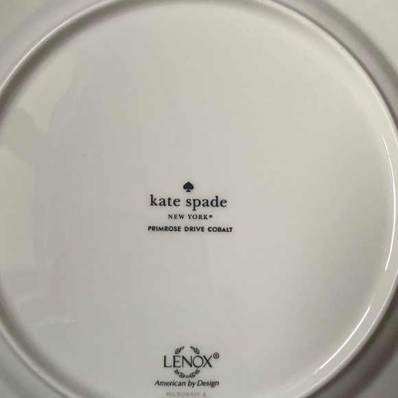 Kate Spade Primose Drive Cobalt Plate - Picture 3 of 3